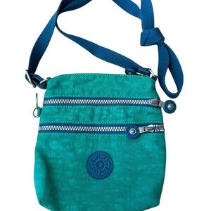 Kipling Turquoise and Blue Crossbody Bag
